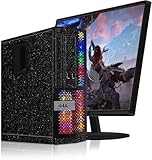 Dell Basic Gaming PC Set Komplett, Quad Core i5 bis zu 3.8 GHz, 16GB RAM, 512GB SSD, 600M WLAN, BT 5.0, Neu 22 Zoll 1080 FHD LED Monitor, Windows 10 P64 (Generalüberholt)