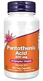 Panto Thensäure 500mg pro Portion, vegan, 100 Kapseln