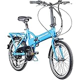 ZÜNDAPP Z101 20 Zoll E Bike Faltrad Damen Herren Elektrofahrrad klappbar Fahrrad Elektro Klapprad Ebike Pedelec E-Bike Erwachsene Klappfahrrad