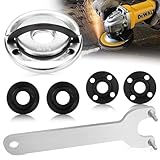6 Stück Zubehör für Winkelschleifer, M14 Schnellspannmutter mit Flex Schlüssel und Innere Äußere Schleifer Flansch Installation Kompatibel mit 125 mm Winkelschleifern
