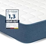 H4 fest Matratze 140x200, Höhe 20cm, 7-Zonen 140x200 Taschenfederkernmatratze XXL Härtegrad, 60 Nächte Probeschlafen, Federkernmatratze mit 1000 Taschenfedern
