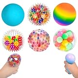 6 Stück Anti Stress Bälle, Squishy Ball, Stressball Kinder Der Verwendet Wird, Um Spannung Entspannung Angst und Stress zu Lindern Es ist Auch EIN Geschenk für Familie und Freunde