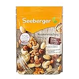 Seeberger Nusskernmischung: Pure Nuss-Mischung aus knackigen Haselnusskernen, Mandeln, Walnüssen & Cashewkernen - intensives Nuss-Aroma - ungeröstet, glutenfrei (1 x 150 g)