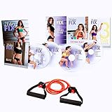 21-Tage-Workout-Programm, 4 DVD-Fix-Fitness-Suite, elastisches Band und Ernährungsanleitung (evtl. nicht in deutscher Sprache)