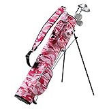 Sunday Golftasche mit Ständer, Golf-Tragetasche mit Reiseschulter, leichte Golftasche für Männer und Frauen, Golfständertasche
