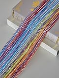 Namzi 1 Packung 99 x 200 cm Vorhänge für Türen, Raumteiler, Vorhänge, Hippie-Raumdekoration, hängende Perlenvorhänge für Schlafzimmer, Schranktür, Farbe
