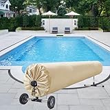 Robuste, wasserdichte Solar-Abdeckung für Schwimmbadrolle, schützt das ganze Jahr über vor den Elementen, 4,8 m