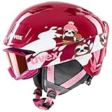 Uvex Kinder, Skihelm, Berry - White Sloth, 46-50 cm
