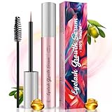 Wimpernwachstumsserum, Professionelles ohne Hormone Lash SerumWimpernwachstumsserum Wimpern- und Augenbrauen-Enhancer-Serum, natürliches Wimpernwachstums-Booster-Wimpernserum für reizfreies Wachstum