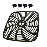 Luftfritteusen Pad Air Fritteusen Platte Quadratische Air Fritteusen Tablett Grillplatte Multifunktionales Kochwerkzeug für GAF856 Luftfritteusen