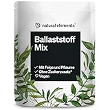 natural elements Ballaststoff Mix – 600g – 9 natürliche Quellen – mit Inulin und Akazienfaser – vegan, ohne Zuckerzusatz (enthält von Natur aus Zucker) – in Deutschland produziert & laborgeprüft