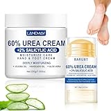 2Pcs Urea Creme 60 Prozent Fusscreme Sehr Trockene FüSse FußCreme gegen Hornhaut Hornhaut Creme Füße fußcreme Für Extrem Trockene Füße