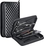 PERFEHAIR Große Friseursalon Werkzeugtasche, Friseur Stylist Scherenbeutel, PU Ledertasche – Farbe: Schwarz