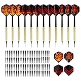 Vonsera Unisex-Adult Soft-Dartpfeile, Schwarz Rot, 15 x 3 cm