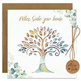 PeakPeek Taufgeschenke für Jungen Mädchen, Geldgeschenk Verpackung Taufe Karte mit Umschlägen, Lebensbaum Geld Geschenke zur Taufe, Taufkarte Junge Mädchen