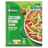 Knorr Fix Veggie Würzmischung Zucchini-Pfanne Toskana mit Gemüse für eine leckeres Gericht ohne geschmacksverstärkende Zusatzstoffe 3 Portionen