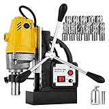 MD40 1100W elektrische magnetische Magnetbohrmaschine Bohrmaschine 11 Bohrer 550rpm