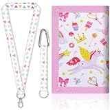 Febbya Geldbörse für Mädchen,Geldbeutel Kinder Jungen Rosa Portemonnaie mit Reißverschluss Portmonee Dreifach Gefaltet Brustbeutel Kinder Geldbörse für Schule, Reisen & Geschenke