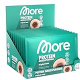 More Protein Grießpudding 2.0, 10er Tray, 10 x 60 g, 34 g Eiweiß pro Portion, schnelle Zubereitung ohne Kochen, cremig leckerer Grießpudding mit weniger Zucker & Fett, perfekt zum Verfeinern