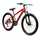 Goetze Sigma 26 x 2.10 Zoll Jugendfahrrad | MTB Hardtail | 7-Gang Kettenschaltung mit Drehgriff | Mechanische Scheibenbremsen | Aluminiumrahmen 15' | Federgabel | ab 145 cm Körpergröße