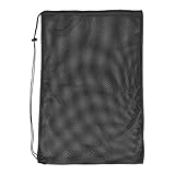 Hogvinnatil Große Netztasche | wasserdichte Tasche mit verstellbarem Kordelzug | 68 x 48 cm | Extra großer Organizer für Unterwasserausrüstung, Strandreisen und Schwimmtraining