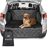 NOSOA Premium-Kofferraumschutz für Hunde, Hundedecke Auto Kofferraum mit Stoßstange Klappe, Wasserdichter, Rutschfester, Gesteppter Decken, kofferraumschutzdecke