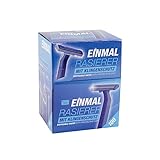 Teqler Einmalrasierer T-370650, rasiert jede Haarlänge sanft, sicher und hautschonend, blau (100-er Pack)