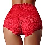 Vhersily Damen-Unterhose aus Baumwolle – Period Panties Transparent Seamless Low Waist Bikini Slip Brasilianisches Höschen Sexy Hot Curvy-Draht Hohe Taille bequem mit niedrigem Schritt atmungsaktiv