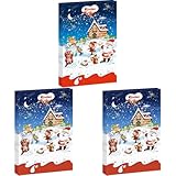 kinder Mini Mix Adventskalender – Adventskalender mit leckeren Schokoladen-Spezialitäten – 1 Kalender à 150g (Packung mit 3)