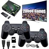 Retro Konsole, EBKCQ Game Stick 4K, Retro Spielekonsole Games, Retro Game Stick für Fernseher mit Dual 2.4G Wireless-Controllern und 15000+ Spielen für TV Computer, 9 Emulatoren, Plug&Play, 64G