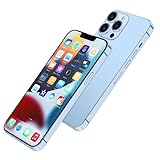 FufoneUS Anzeige gefälschte Spielzeug Telefon Handy Metallic-Modell Nicht funktionierende Replik 1:1 Telefon für Phone 13 pro max gefälschte Spielzeug Handy, 13pro Max Blau Farbbildschirm