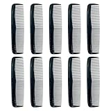 10 Kämme, Herrenkämme, Damenkämme, Haarkämme, Taschenkämme, Herrenfriseurkämme, Kamm-Multipack, Kunststoffkämme