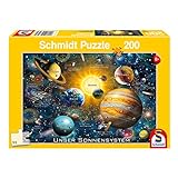 Schmidt Spiele 56308 Unser Sonnensystem, 200 Teile Kinderpuzzle