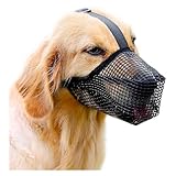 OFFOF Maulkorb für Große Hunde - Atmungsaktive Haustier Maske für Hundetraining – Bequem & Sicher für Kleine, Mittlere & Große Hunde (L)