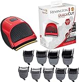 Remington Haarschneidemaschine QuickCut Manchester United Edition (Edelstahlklingen mit CurveCut-Klingen-Technologie, 9 Aufsteckkämme, Netz-/Akkubetrieb, Lithium) Haarschneider HC4255