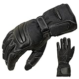 PROANTI Motorradhandschuhe Regen Winter Motorrad Handschuhe Herren Damen (M)