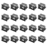 Transparente mechanische Tastaturen, Schlüsselrohlinge, Hintergrundbeleuchtung, Originalhöhe für Schalter, 20 Stück, transparente Tastenkappen