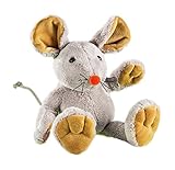 Schaffer Knuddel mich! Schaffer 4751 Plüsch Maus Eddi, 22 cm, Grau