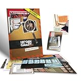 Hidden Games Tatszene – Ein Plan ohne Haken – Französisch – realistisches Tatortspiel, spannendes Detektivspiel, Escape Room Spiel