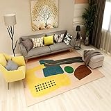 MOXIC Weiche abstrakte Kunst Wohnzimmer Bereich Teppiche rechteckig Kinder Krabbeln Schlafzimmer Teppich Fleece Anti-Rutsch Teppiche Nordic Modern Home Decor Matten Indoor Outdoor Läufer Kinderzimmer