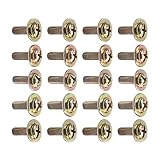 20pcs Trommelhalle Klauenhakenschraube Trommelhalle Montageschrauben Klauenhaken Spannungsschrauben Musikinstrumententeile Ersatz Ersatz