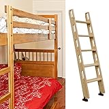 Ded Leiter, Etagenbett mit Griff, Etagenbett für Wohnmobile mit Rutschfester Basis, für Wohnwagen im Schlafsaal, 100/125/150 cm (Größe: 5 150 cm/59 Zoll)