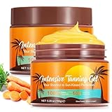 Sonnenbank Bräunungsbeschleuniger, Premium Bräunungsbeschleuniger-Creme für Sonnenbänke & Außensonne, Erzielen Sie eine natürliche Bräune der Haut