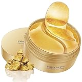 60Pcs Augenpads Eye Mask,Augenpads,Anti Aging Eye pads,Eye Pads Collagen Augenmaske,Augenpads Gegen Augenringe Tränensäcke & Fältchen, Geschenke für frauen 30 Paar(goldene)