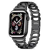 Ginamart Bling Armband, kompatibel mit Apple Watch, 38 mm, 40 mm, 42 mm, 44 mm, SE, Metall-Edelstahl-Ersatzarmband, kompatibel mit iWatch Serie 6, 5, 4, 3, 2, 1, 38mm/40mm, Metall