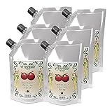 VITAVEGGY SAUERKIRSCHEN-PÜREE 24x1kg Fruchtpüree aus Sauerkirschen von Food-United sour-cherry-puree für Kirschsaft Sauerkirsch-Smoothie Kirschen-Cocktails ohne Aroma- und Konservierungsmittel (24)