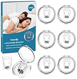 Schnarchstopper, Anti Schnarch Nasenspreizer, Anti Snoring Verhindern Nasenklammer Schnarchen Stopper, Nasal Dilator Nasenclip, Weichem Silikon Nasendilator, Besser Schlafen