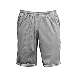 Herren-Mesh-Shorts, atmungsaktiv, schnell trocknend, locker, gerade, Fünf-Punkte-Basketball-Training, Laufen, Fitness, Sport-Shorts Männer Sporthose (GY1, M)