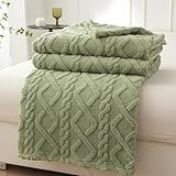 Mezzar Kuscheldecke Flauschig Decke, 200 * 230 cm Kuscheldecke Fleecedecke Flanell Decke Wohndecken Couchdecke Decken für Sofa, Couch und Tagesdecke (Green)