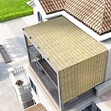 Bambuszaun, 70 cm hoch x 700 cm lang, Rolle, Balkon, umweltfreundlich, Bambus-Zaunrolle für Außen-/Innen-Sichtschutz (Farbe: karbonisiert, Größe: 60 x 300 cm)